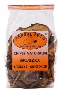 Herbal Pets Naturalne Chipsy Gruszkowe 75g