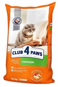 Club4Paws Kurczak 14kg sucha karma dla kota 