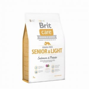Brit care Senior Light Salmon and Potato 3kg