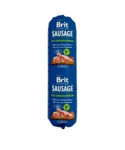 Brit Premium Sausage Chicken&Venison 800g Baton z Kurczakiem i Dziczyzną dla psów