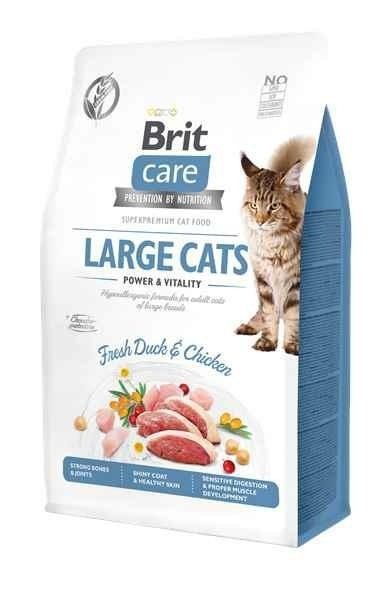 Brit Care Large Cats 7kg Siła i Witalność dla Dużych Kotów