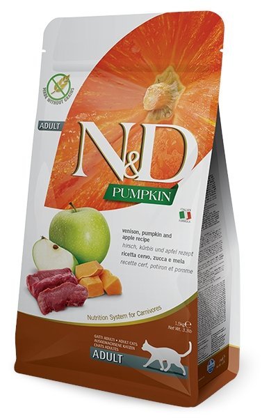 Farmina N&amp;D Dynia Jeleń Jabłko 300g Sucha karma dla Kotów