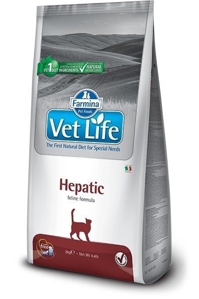 Farmina Vet Life Hepatic 400g wspomaga wątrobę Sucha karma dla kotów