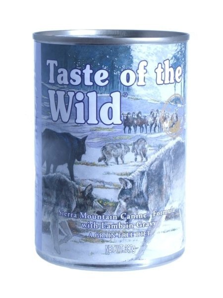 mag. Suwak: Taste of the Wild Sierra Mountain 390g Jagnięcina puszka dla psa