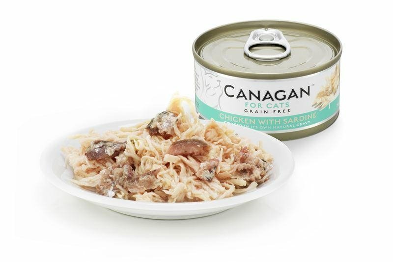 Canagan Chicken with Sardine 75g puszka Kurczak z Sardynkami mokra karma dla Kotów