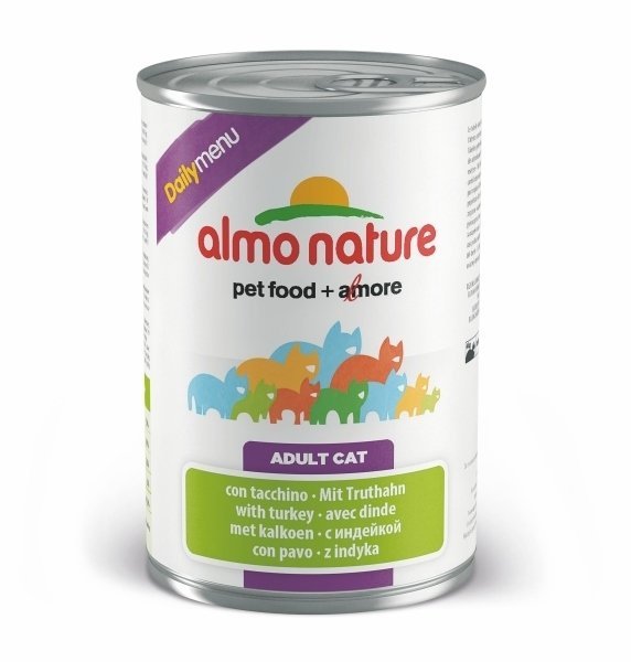 almo nature Dailymenu z Indykiem 400g puszka mokra karma dla kota