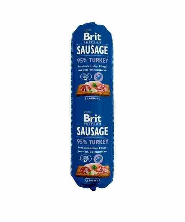 Brit Premium Sausage Turkey 800g Baton z Indykiem dla psów