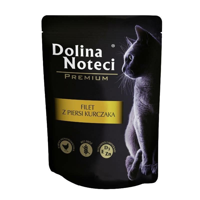 Dolina Noteci Filet z piersi Kurczaka 85g Saszetka dla kota