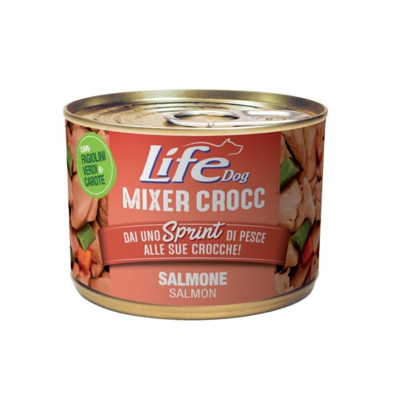 Life dog Mixer Crocc Salmon 150g puszka Łosoś Mokra karma uzupełniająca dla psa