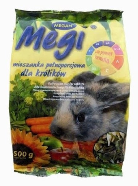 Megan Megi 500g karma dla Królika