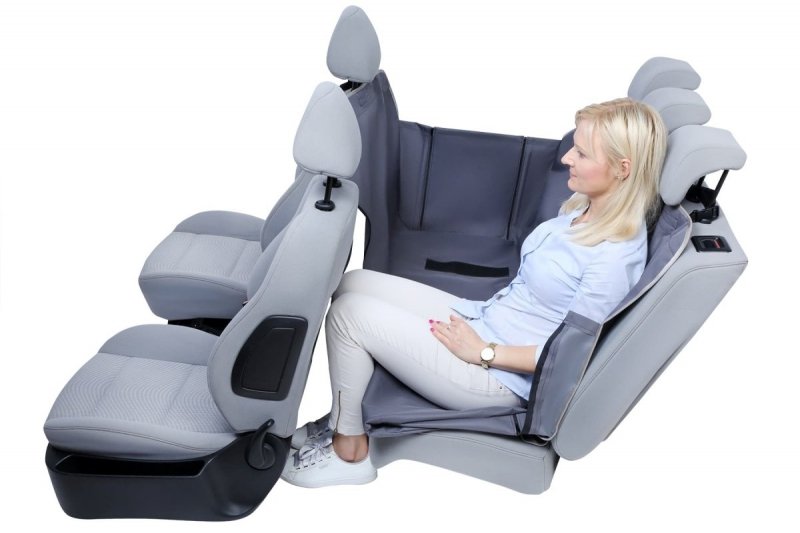 Indywidualna mata Kardiff Anti Slip z Bokami i Zamkiem L 137x167cm Brązowa