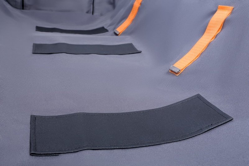 Kardiff mata Anti Slip z Bokami L 137x167cm Granatowa