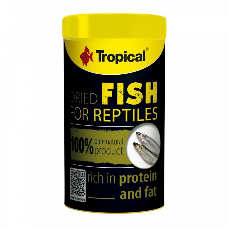 Tropical Dried Fish 250ml Suszone ryby Pokarm dla gadów
