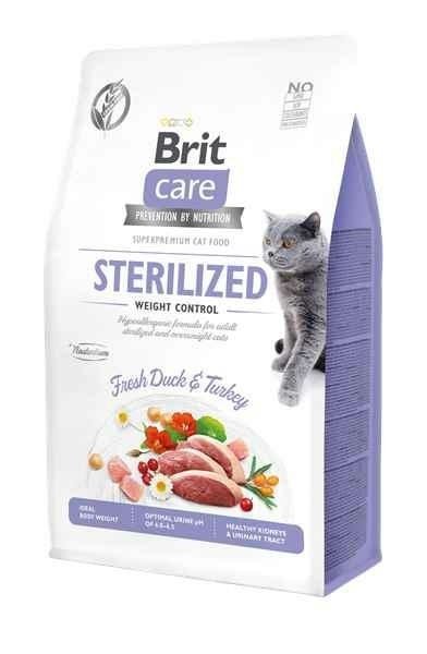 Brit Care Sterilized Weight Control 2kg dla Kotów Sterylizowanych i z Nadwagą