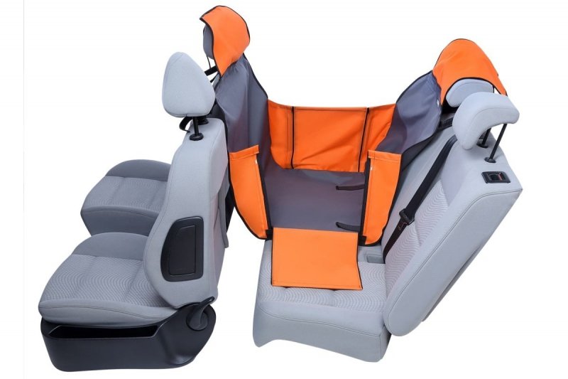 Kardiff Activ Mini 1/2 kanapy 70x160cm Brązowo-Zielona zagłówki