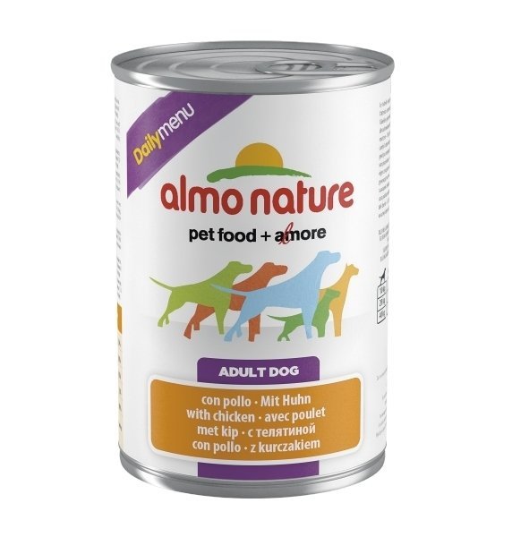 almo nature Dailymenu z Kurczakiem 400g puszka mokra karma dla psa