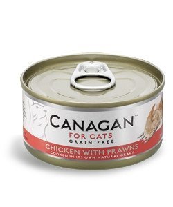 Canagan Chicken with Prawns 75g puszka Kurczak i krewetki mokra karma dla Kotów