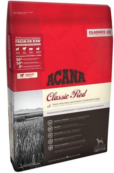 Acana Classic Red 2kg Jagnięcina Wołowina Wieprzowina