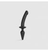 STRAP-ON ME Dildo/Korek - Switch Plug-in Semi-realistic Dildo Black L