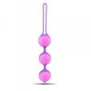 Kulki Gejszy Kegla Palline Vaginali Bi-Balls Triple Purple