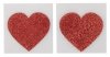 Cottelli Collection Naklejki na Sutki - Nipplesticker Heart