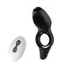 BossSeries Remote powerful Tognue simulate cock ring-Pierścień Wibrujący 