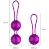FOX Kulki-Vibrating Silicone Kegel Balls Set USB 10 Function / Remote control