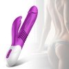 FOX Wibrator-Silicone Vibrator USB 10 Function + Expander and Thrusting Function