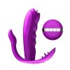 FOX SHOW Masażer do majtek Stymulator-Silicone Panty Vibrator USB 7 Function / Heating
