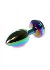 BossSeries Korek Analny-Jewellery Multicolour PLUG- Clear