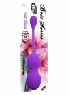 Vibrating Kegel Balls 32mm 80g Purple 10 function USB