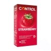 CONTROL Prezerwatywy Truskawkowe - Strawberry 12s