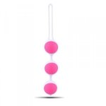 Kulki Gejszy Kegla Palline Vaginali Bi-Balls Triple White