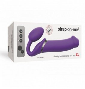 STRAP-ON ME Vibrating Strap-on Purple XL