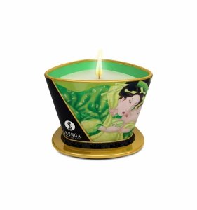 SHUNGA Świeca/Olejek - Green Tea Massage Candle 170 ml