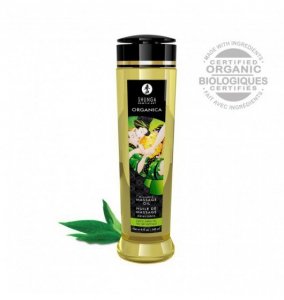 SHUNGA Olejek do Masażu - Natural Massage Oil Organica Green Tea 240ml