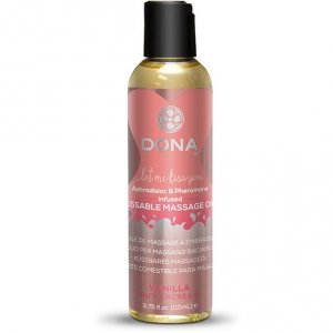 DONA Olejek do Masażu - Kusbare Massageolie Vanille Botercrème 110 ml