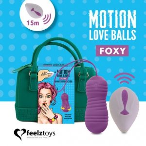 FeelzToys Kulki Kegla+Pilot - Remote Controlled Motion Love Balls Foxy