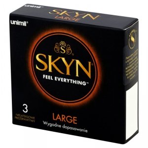 UNIMIL  Prezerwatywy - SKYN BOX 3 LARGE