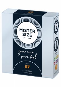 MISTER SIZE  Prezerwatywy 57mm 3szt-Natural