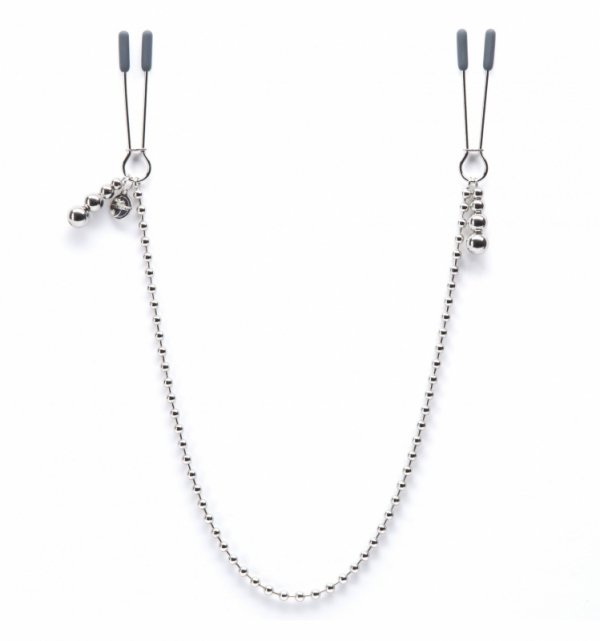 Zaciski na sutki- FSoG - At My Mercy Chained Nipple Clamps
