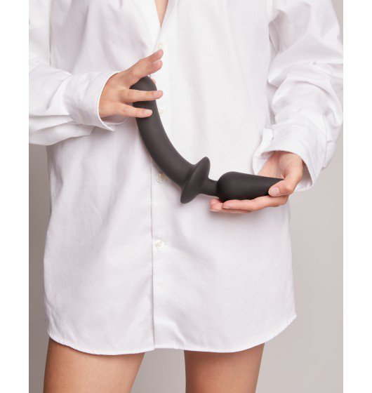 STRAP-ON ME Dildo/Korek - Switch Plug-in Semi-realistic Dildo Black S