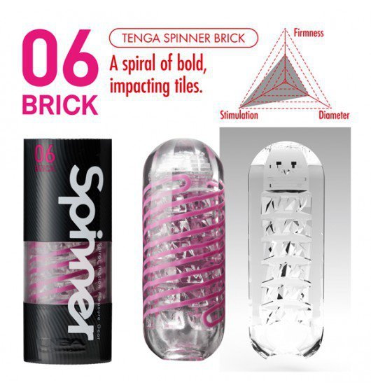 TENGA Masturbator Spinner 06 Brick