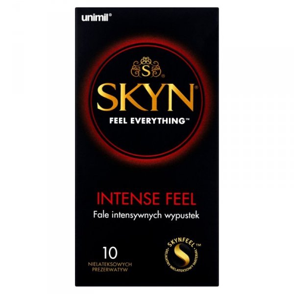 UNIMIL Prezerwatywy Stymulujące - SKYN BOX 10 INTENSE FEEL