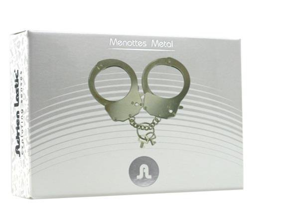 Adrien Lastic Metalowe Kajdanki Metallic Handcuffs