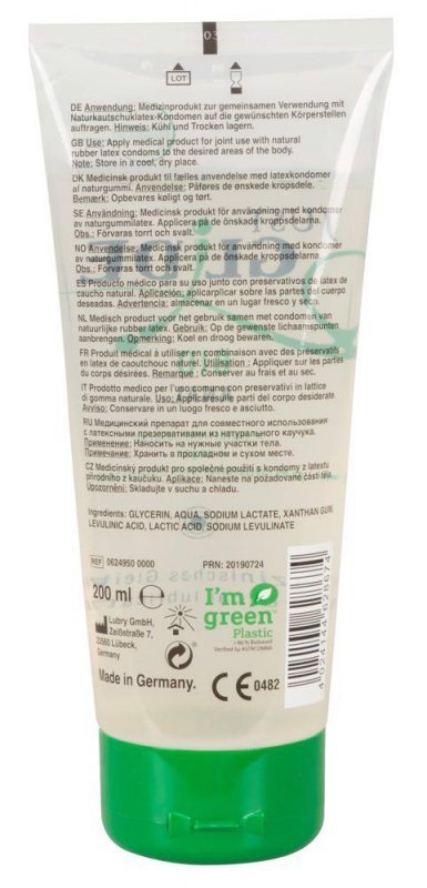 JUST GLIDE  Lubrykant Analny VEGE-Just Glide Bio Anal 200 ml