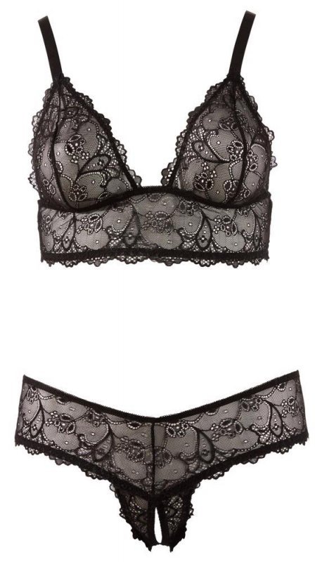 Cottelli Collection Komplet Bielizny - Bra and G-string XL