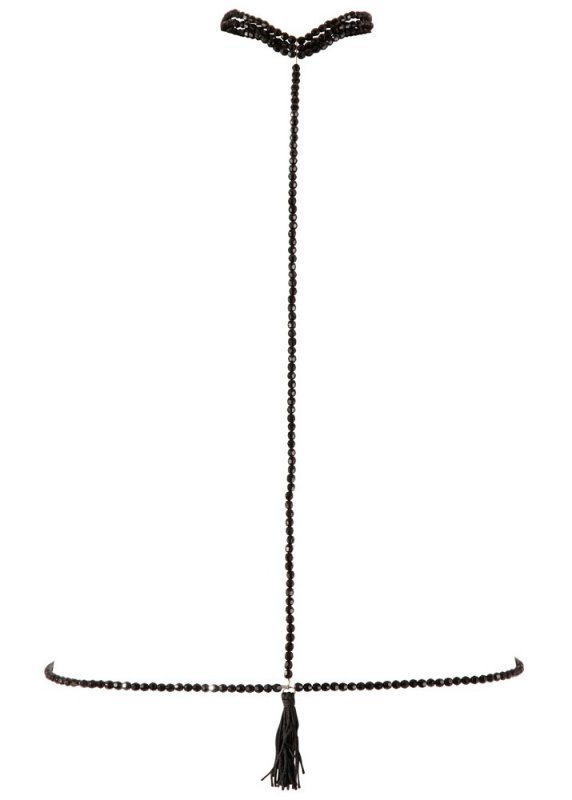 Cottelli Collection Choker z Łańcuszkiem - Halsband Kette S-L-Pasek