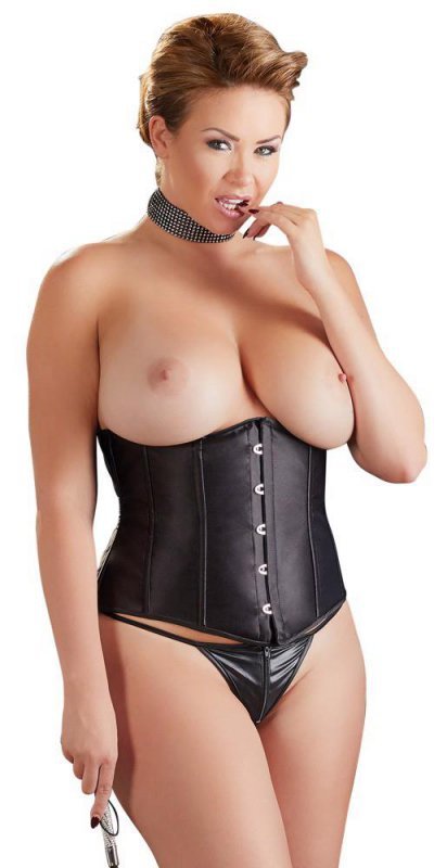 Cottelli Collection Gorset na Talię - Underbust Corsage 2XL