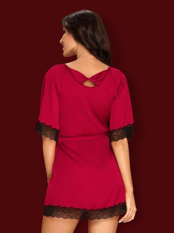 Szlafrok czerwony  S/M
